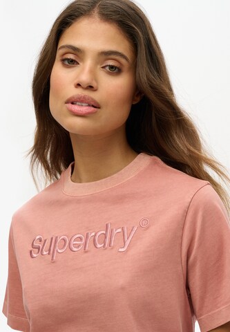 T-shirt Superdry en rose