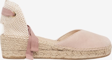 Alhamas - Sandalias 'Alpargata Cuña 5 cm' en rosa: frente