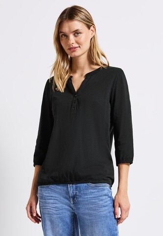 STREET ONE Shirt in Schwarz: Vorderseite