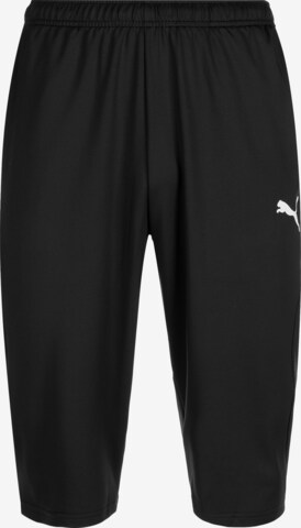 PUMA Slimfit Sportbroek 'Liga' in Zwart: voorkant