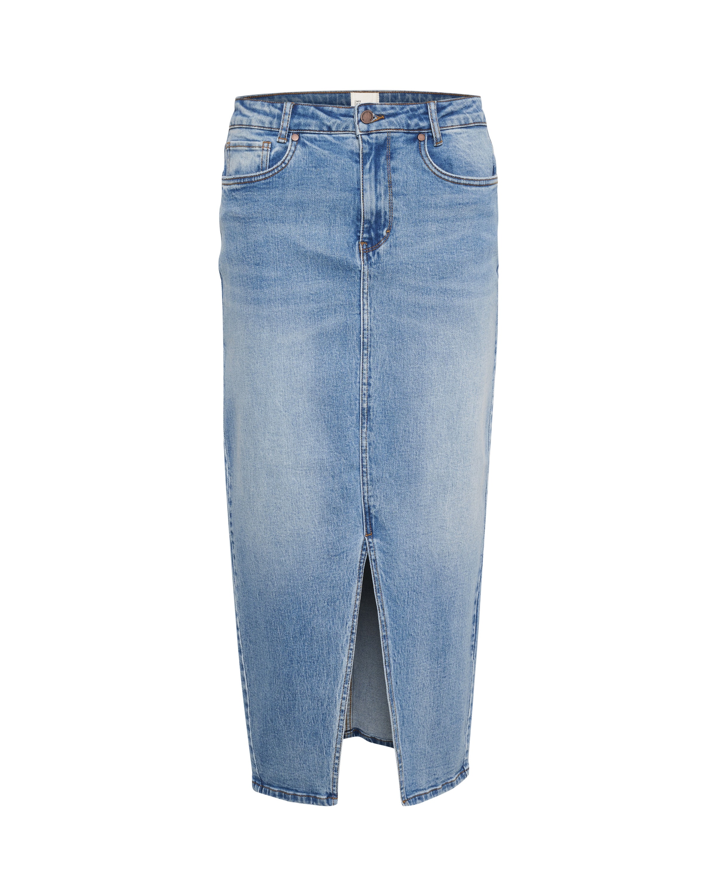 My Essential Wardrobe Rok 'Dango' in Blauw: voorkant