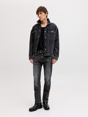 Coupe slim Jean 'JJICLARK JJVINTAGE' JACK & JONES en noir