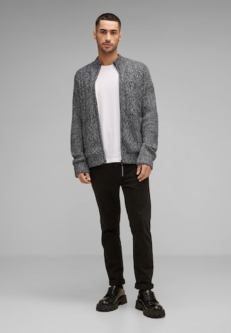 Street One MEN Knit Cardigan in Grey