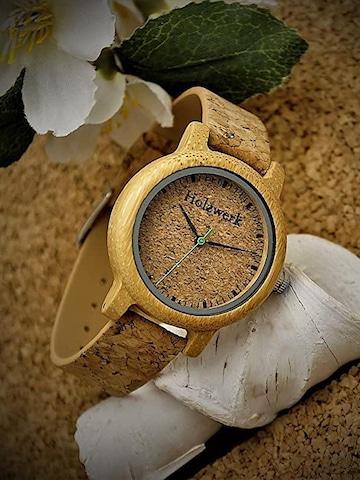 Holzwerk - Reloj analógico 'HILDEN' en marrón