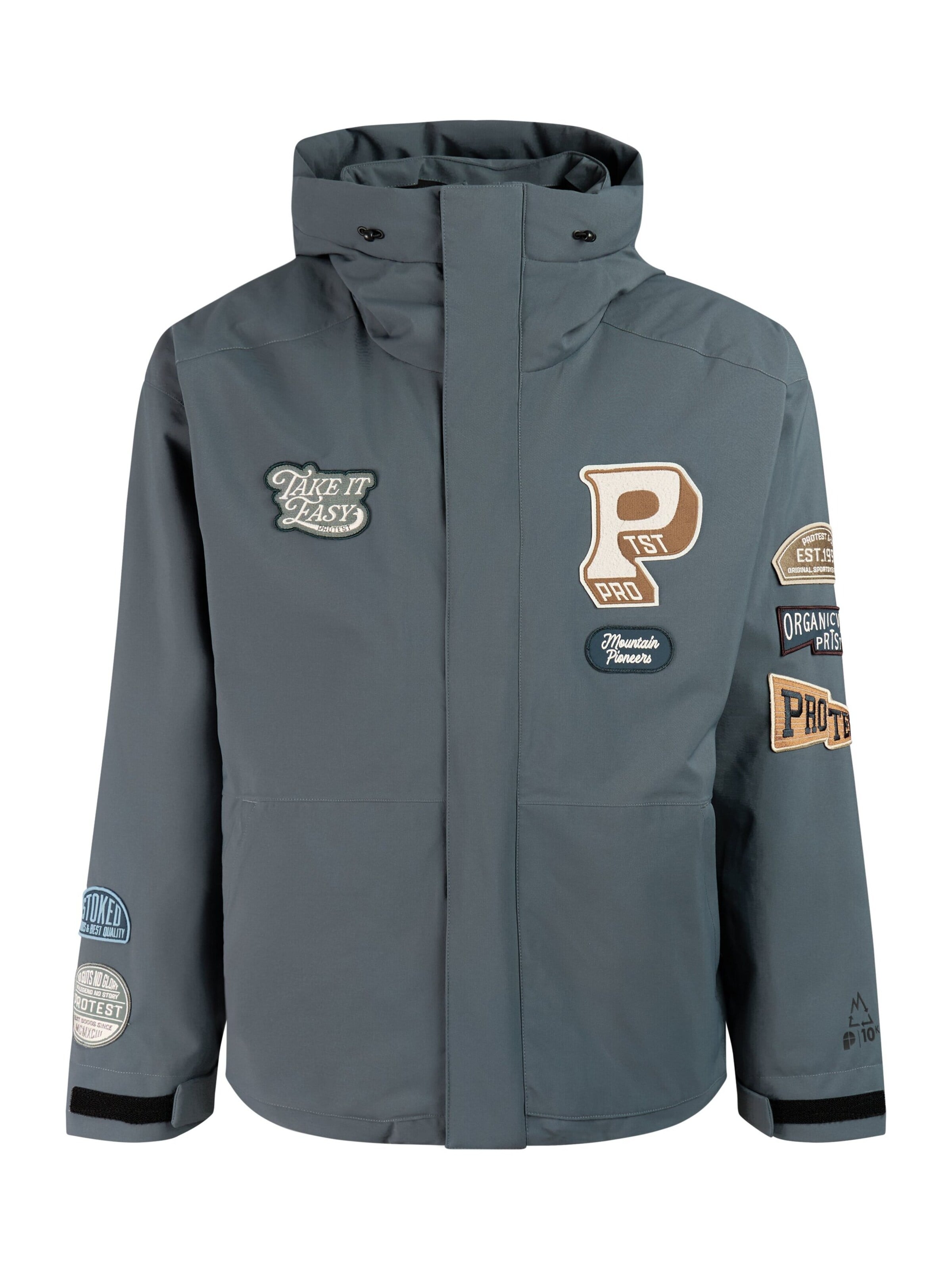 Veste de sport 'PRTRoswell' PROTEST en gris : devant