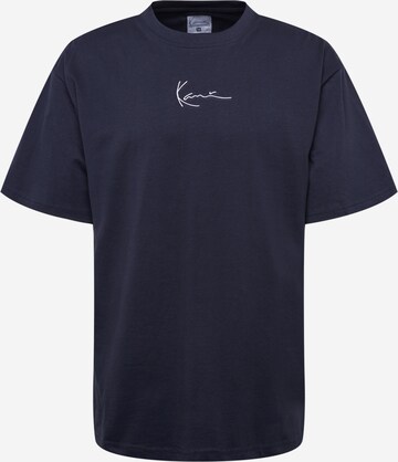 Coupe regular T-Shirt Karl Kani en bleu : devant