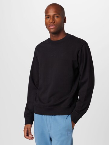 BOSS Sweatshirt 'Wefade' in Schwarz: Vorderseite