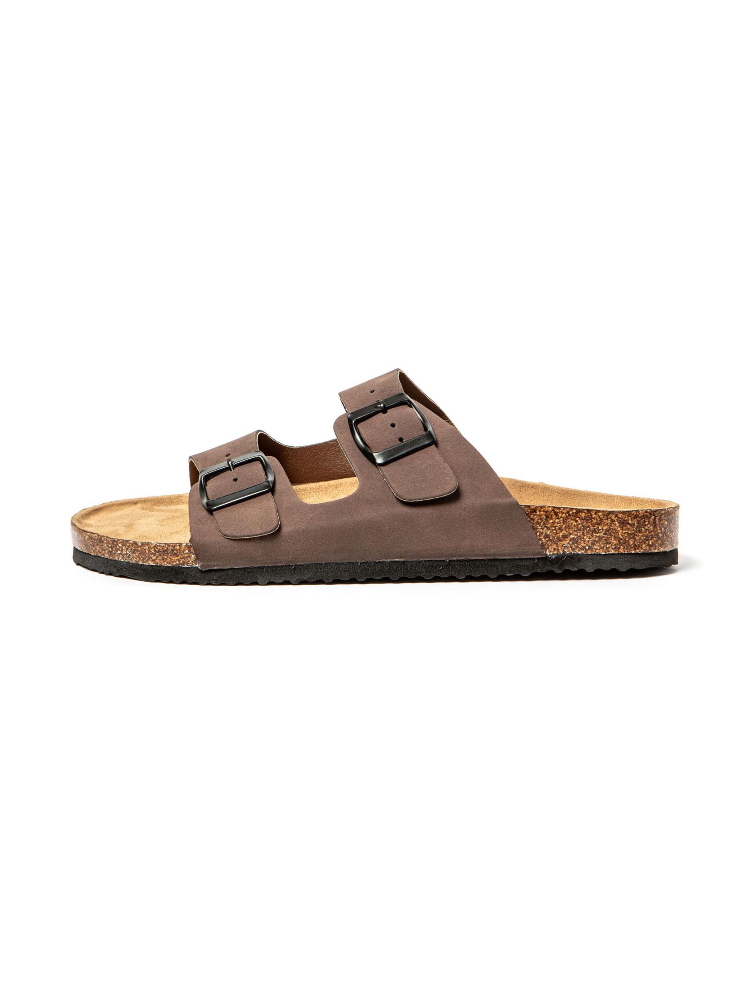 Espargatas Mules 'Volker' in Brown: front