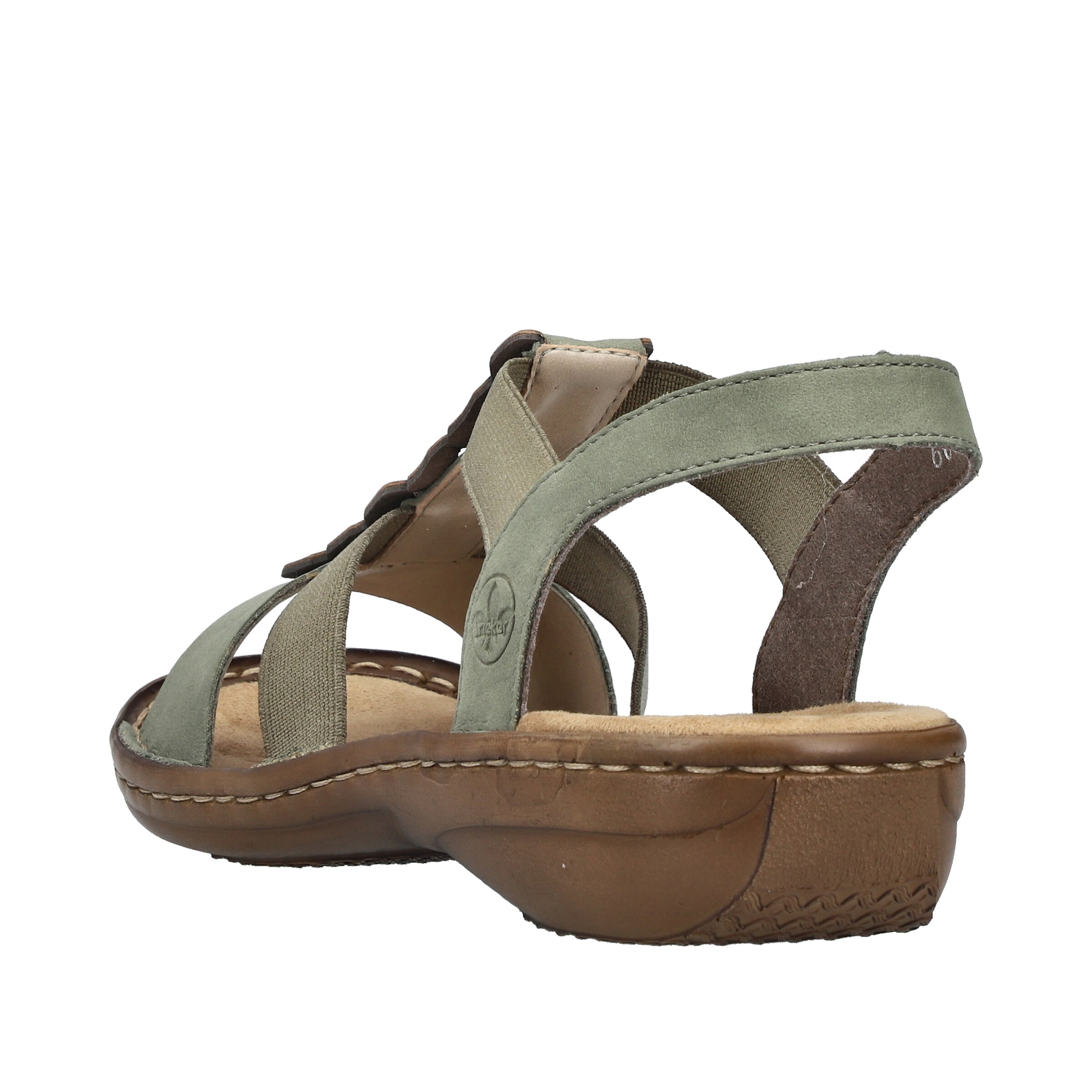 Rieker Strap Sandals in Green