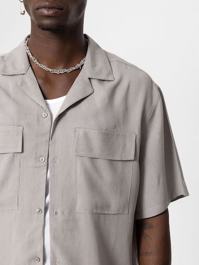 VAMOS CLO Button Up Shirt 'Athens' in Grey, Item view