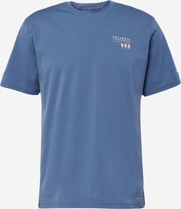 COLUMBIA Funkční tričko – modrá: přední strana