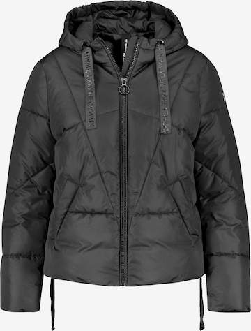 SAMOON Winter Jacket in Black: front