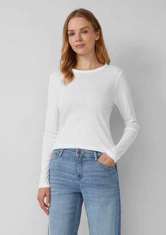 T-shirt s.Oliver en blanc : devant