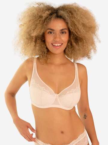 SugarShape T-shirt BH 'Sensla' in Beige: voorkant