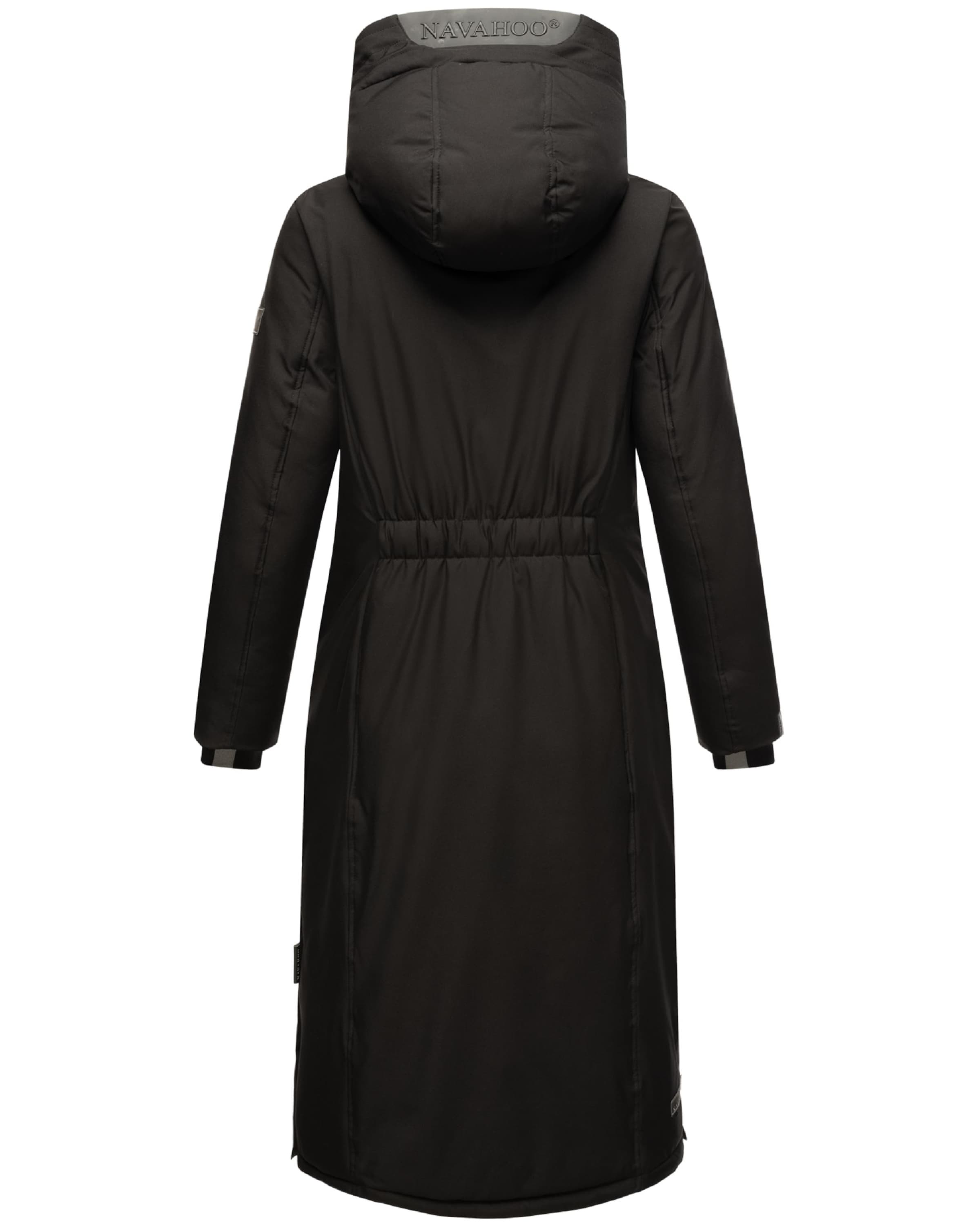 NAVAHOO Зимно палто 'Wolkenfrost XIV' в черно