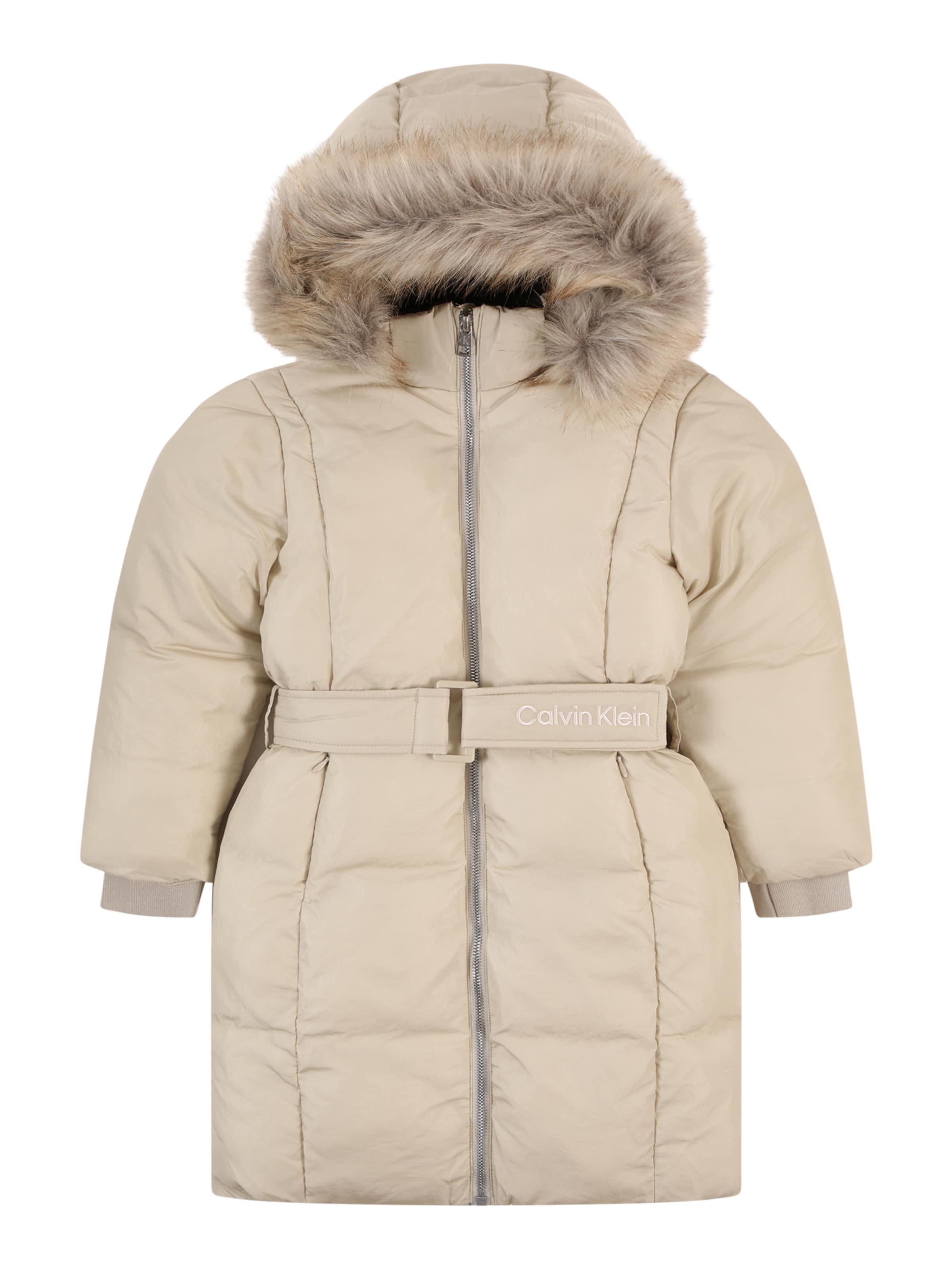 Calvin Klein Jeans Kabát - Béžová: predná strana