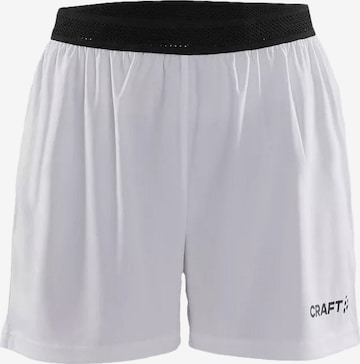 Craft Regular Workout Pants 'Progress 2.0' in White: front