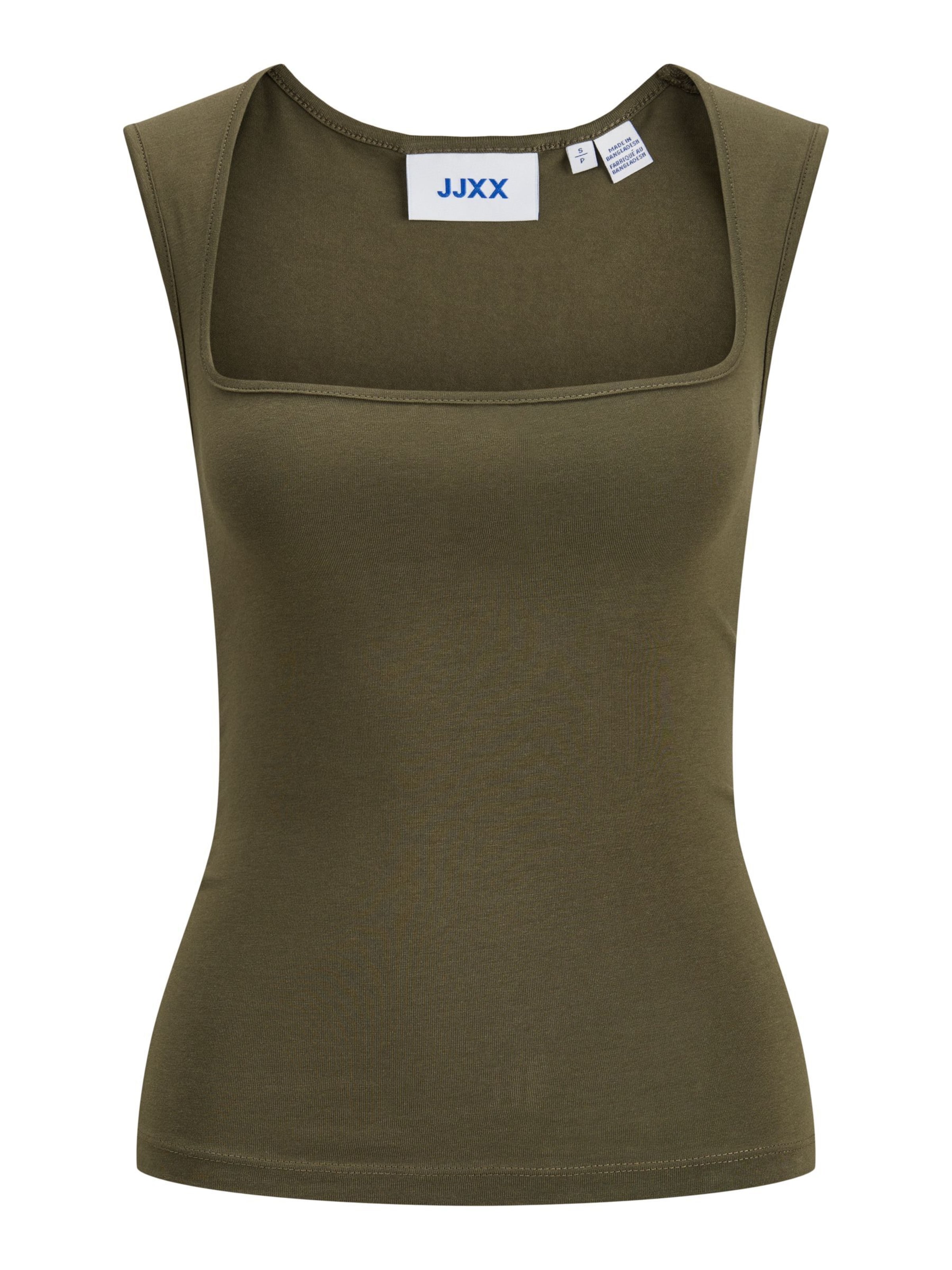 JJXX Top 'JXIsabella' in Groen: voorkant