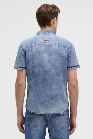 CAMP DAVID Regular Fit Hemd in Blau