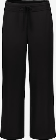 zero Loosefit Culotte Satin mit Bindeband 26 Inch in Schwarz: predná strana