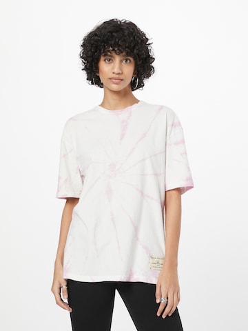 Denim Project - Camiseta talla grande 'Space' en lila: frente
