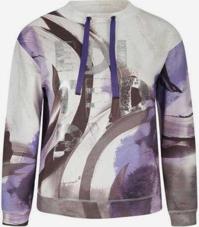Rabe Sweatshirt in graphit / lila / silber / perlweiß, Produktansicht