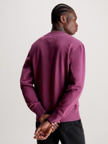 Calvin Klein Jeans Sweatshirt in Purple