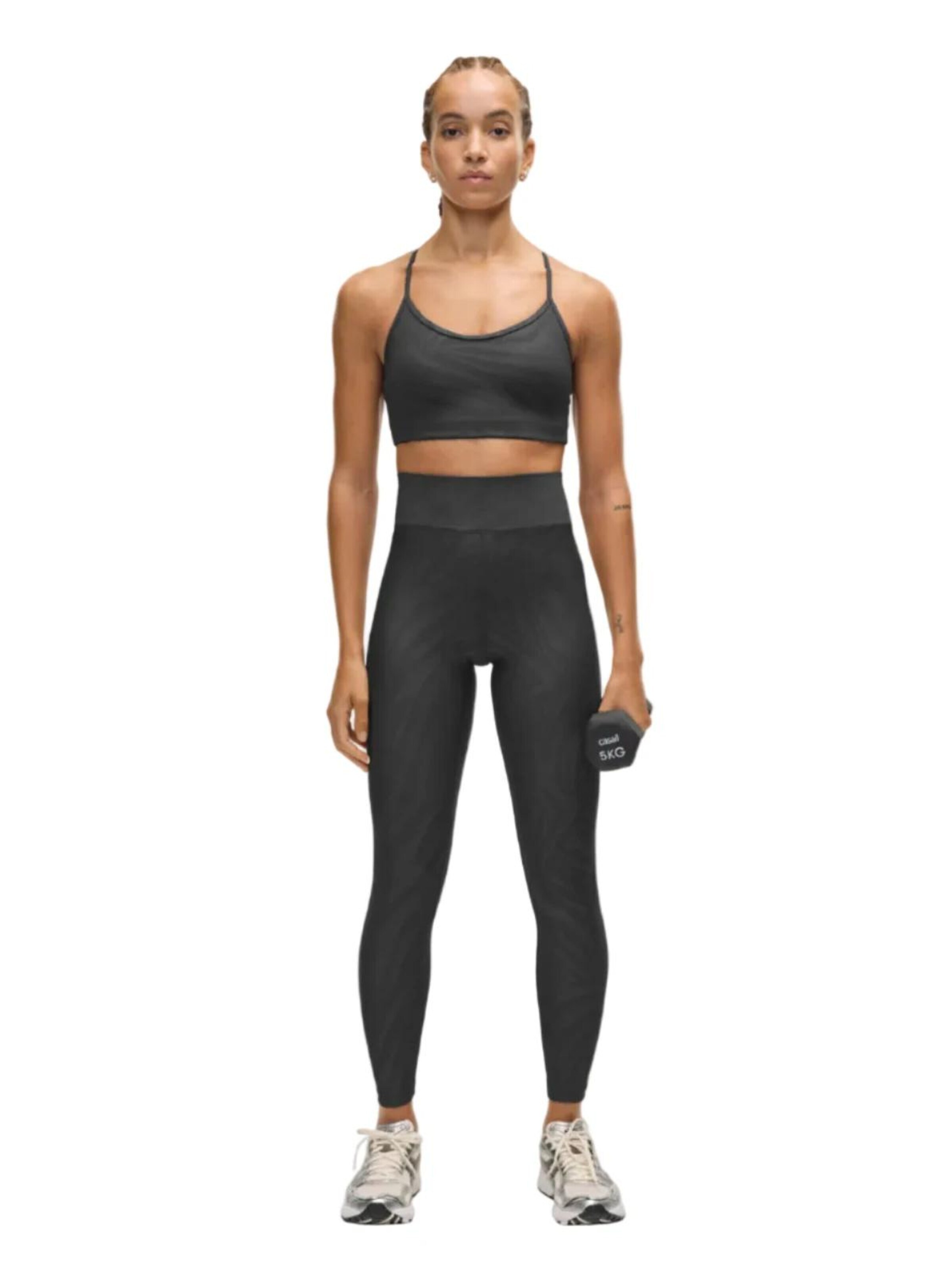 Casall Slimfit Sporthose 'Heat Printed High Waist Tights'‌‌‌‌‌‌‌‌‌‌ in Schwarz