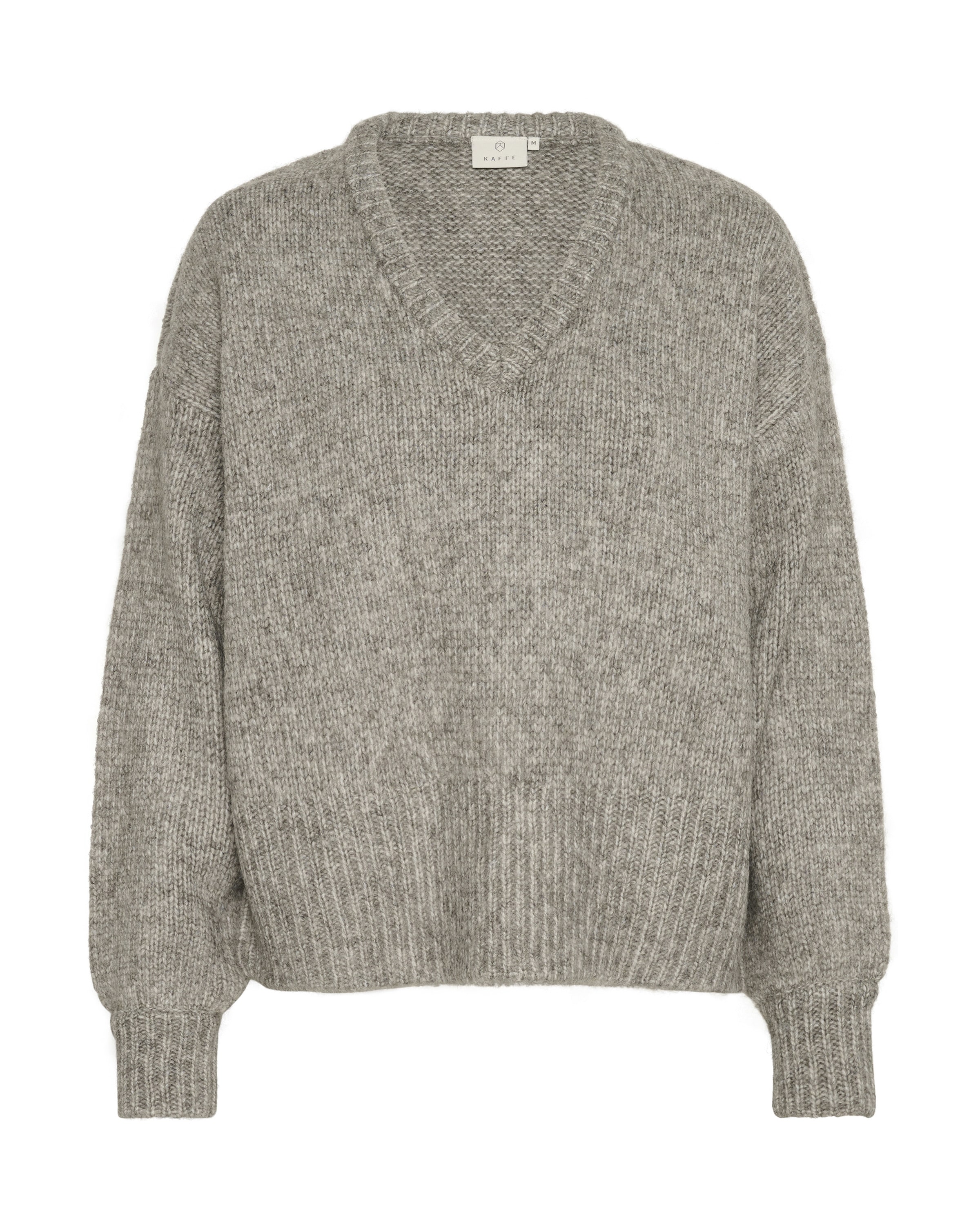 Kaffe - Jersey 'KATrina' en gris: frente