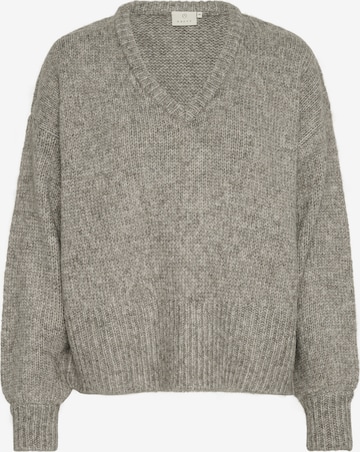 Kaffe - Jersey 'KATrina' en gris: frente