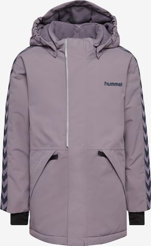 Hummel Athletic Jacket 'CHEVRON SNOW' in Purple: front