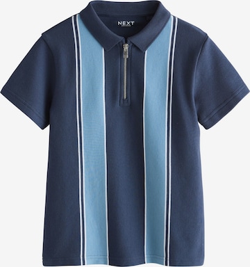 T-Shirt Next en bleu : devant