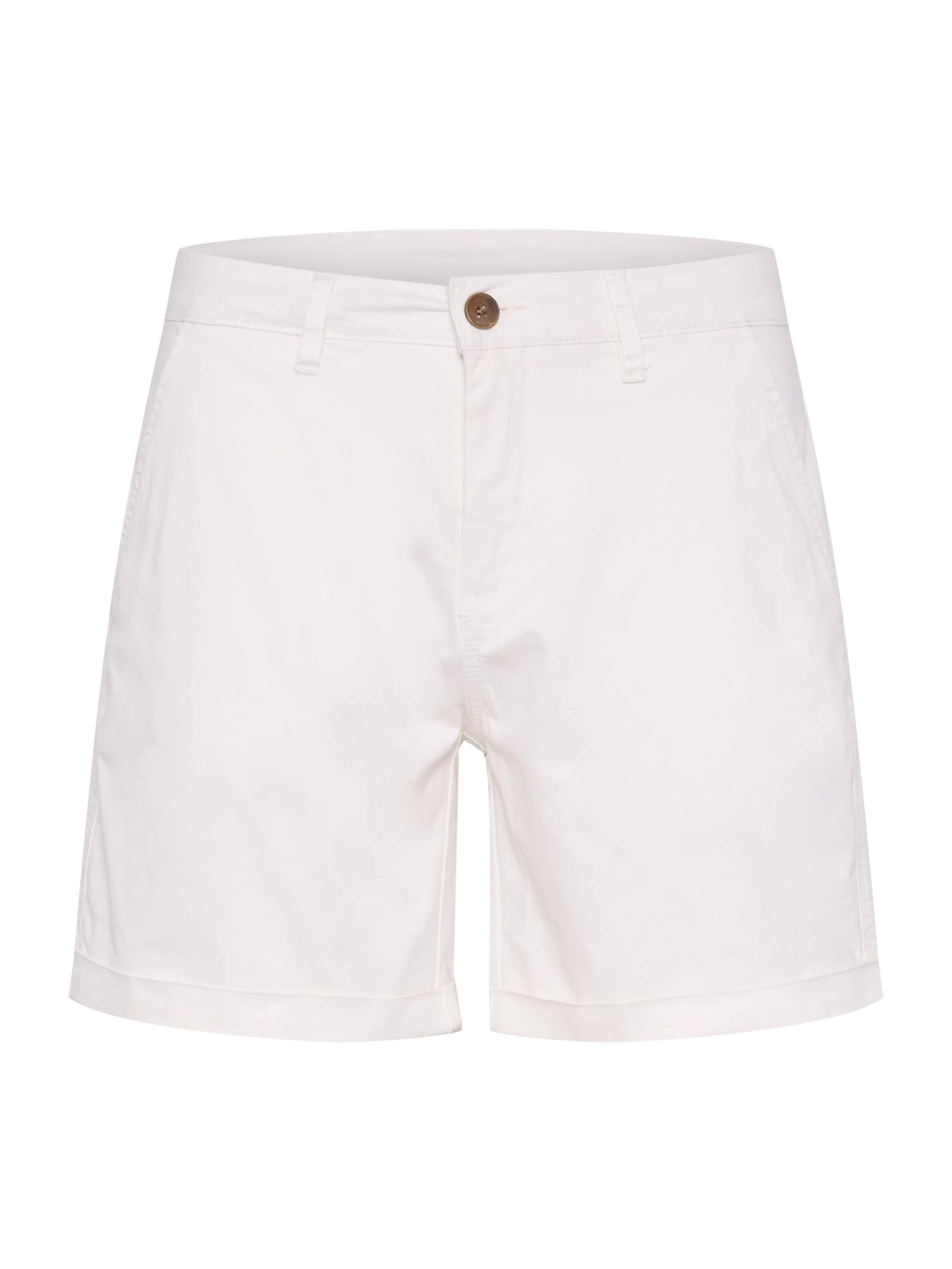 CULTURE Shorts 'CUBrita' in Weiß: Vorderseite