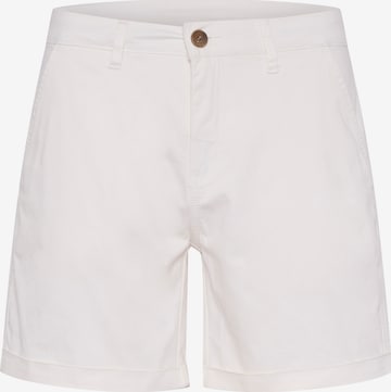 CULTURE Shorts 'CUBrita' in Weiß: Vorderseite