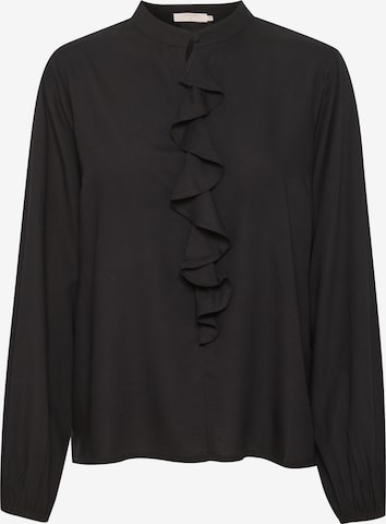 Cream Blouse 'Tiah' in Black: front