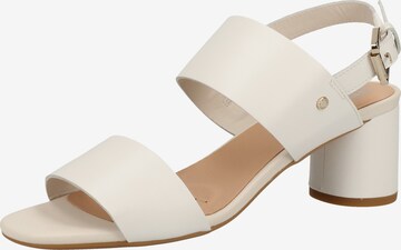 GEOX Strap Sandals in White: front