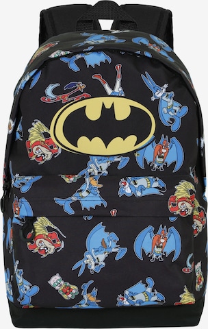 Warner Bros. Rucksack 'Looney Tunes Batman Tunes' in Schwarz: Vorderseite