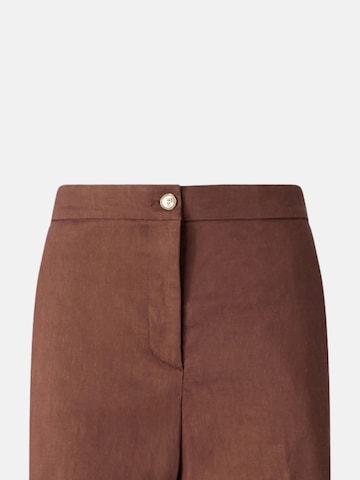 regular Pantaloni 'PINKO JACOPONE PANTALONE LINO STRETCH PANTALONE' di PINKO in marrone
