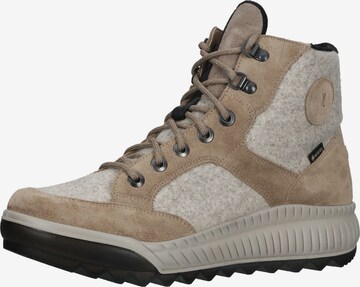 Legero Veterlaarsjes in Beige: voorkant