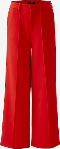 raudona OUI Laisvas Klostuotos kelnės: priekis