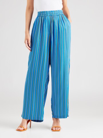 Wide Leg Pantalon 'Rani' FRNCH PARIS en bleu : devant