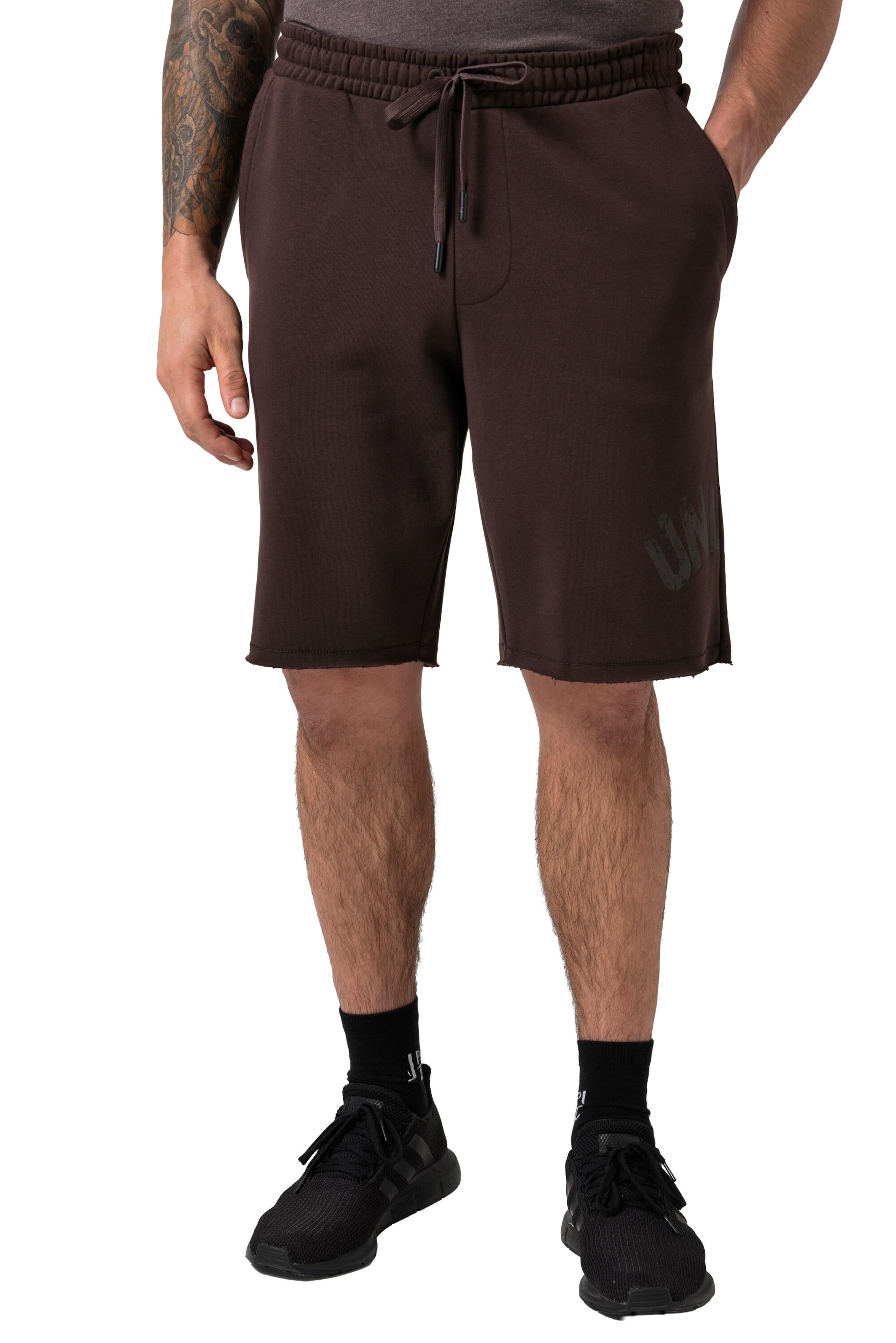 JAY-PI Loosefit Broek in Bruin: voorkant