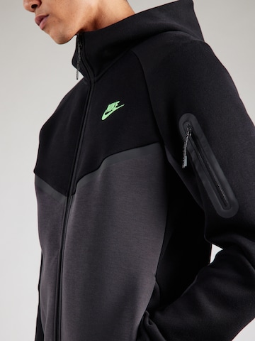 Nike Sportswear Sweat jacket 'TECH FLEECE' in Black