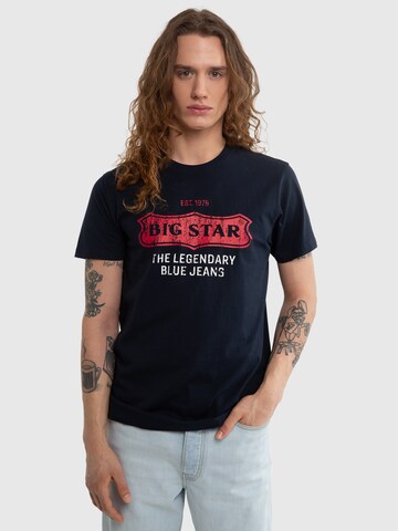 T-Shirt BIG STAR en noir : devant