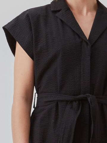 modström Shirt Dress 'Panne' in Black