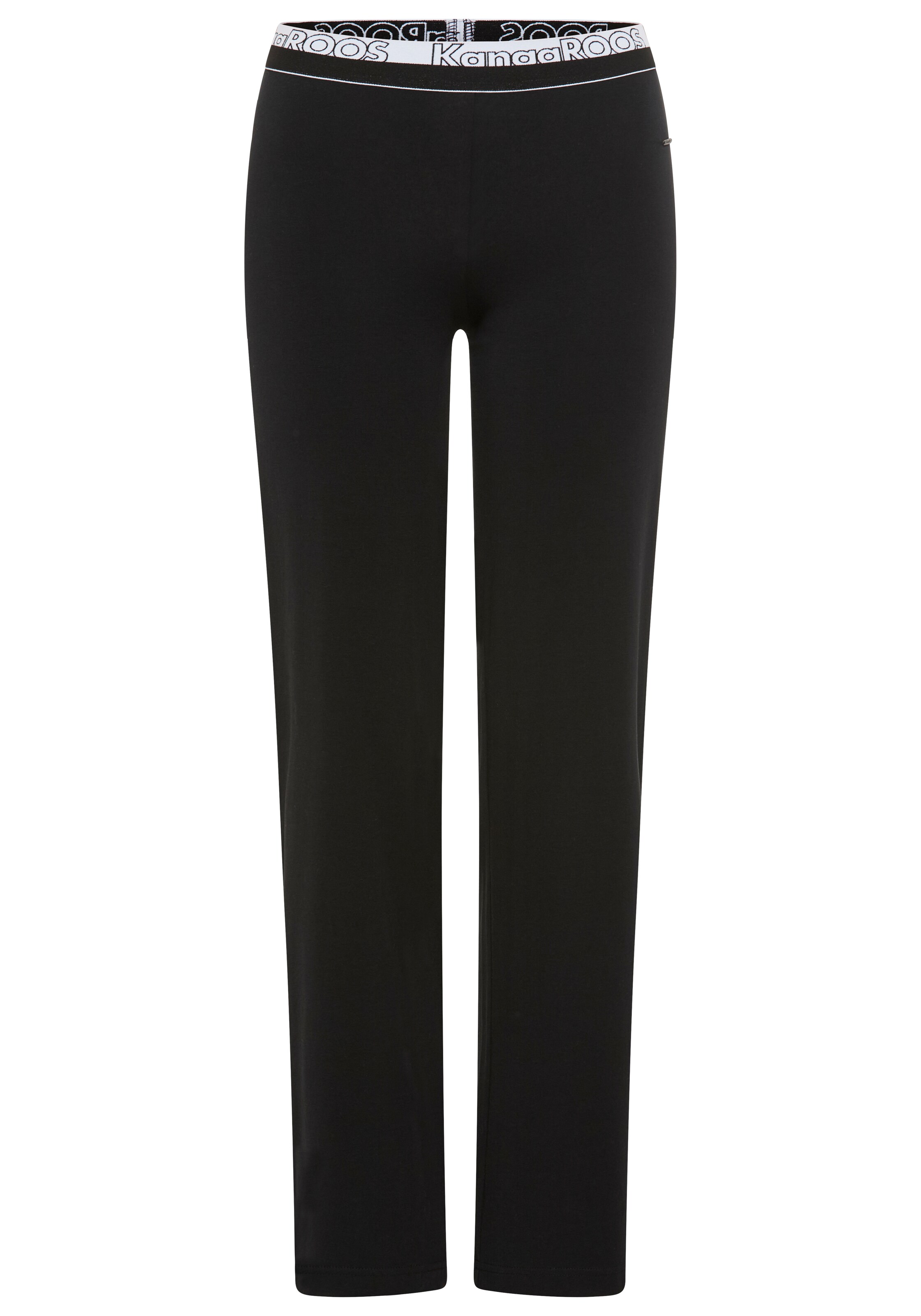 KangaROOS Regular Pants in Black: front