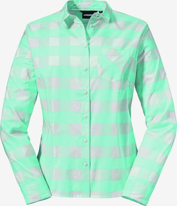 Chemisier fonctionnel 'Moraans' Schöffel en vert : devant