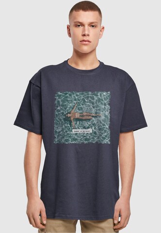 Merchcode T-Shirt 'Summer - On My Mind' in Blau: predná strana