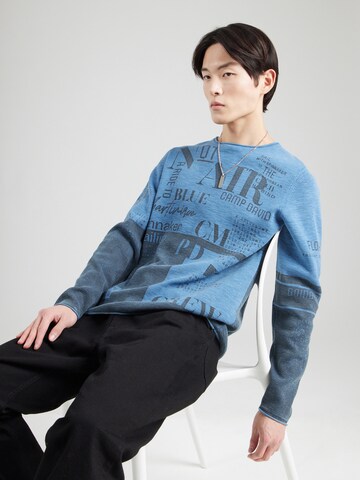 CAMP DAVID Sweater in Blue: front