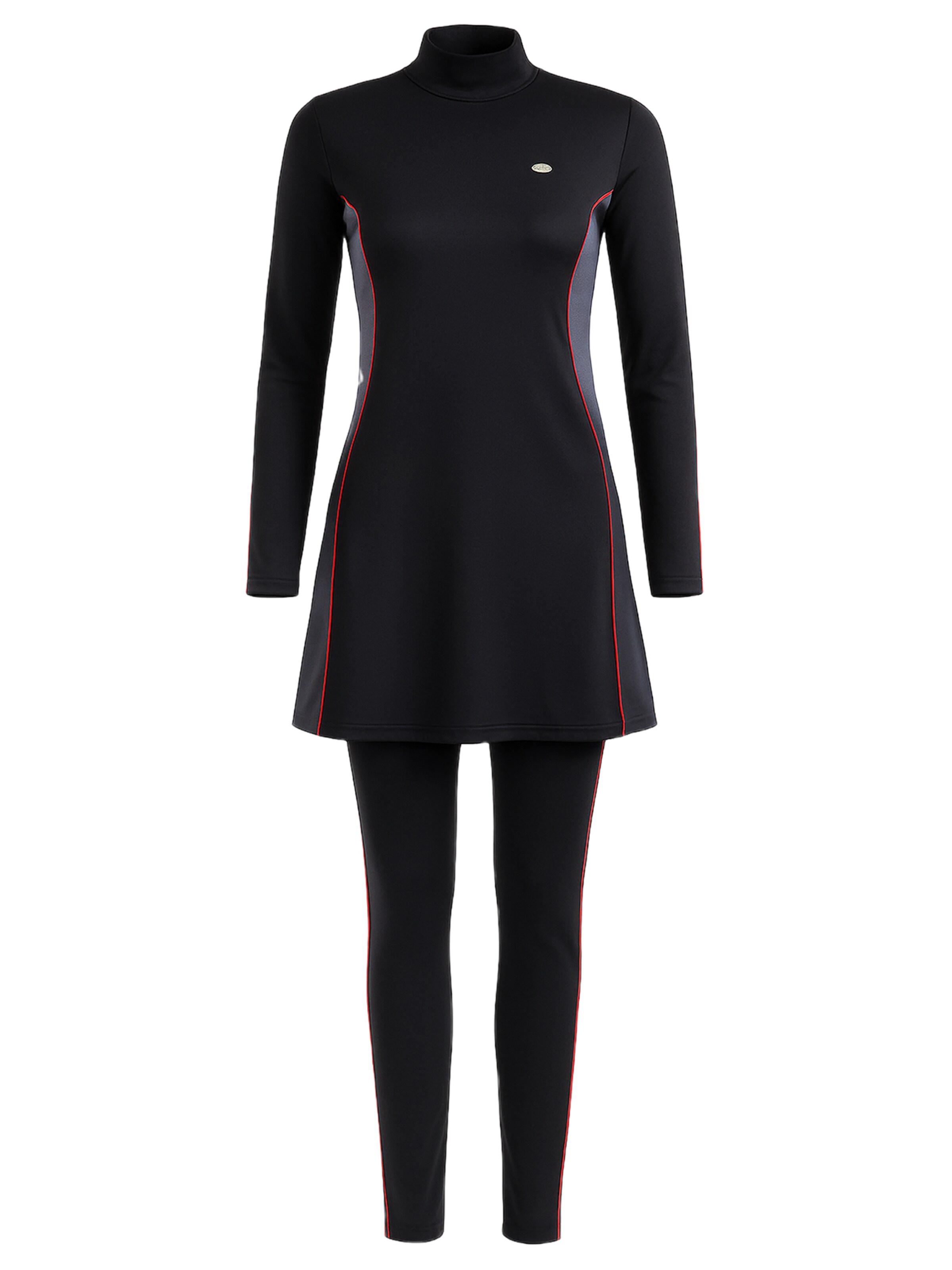 C&City Badeanzug in dunkelgrau / schwarz, Produktansicht